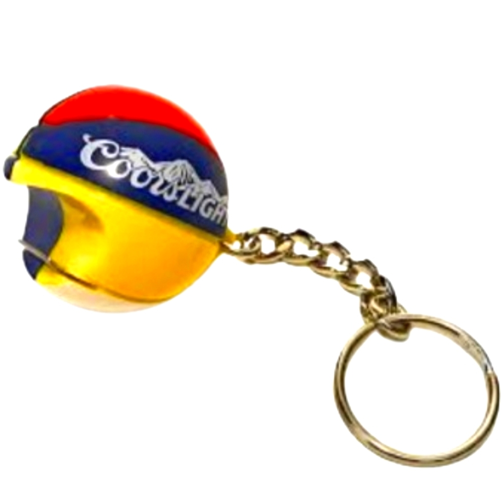 Coors Light Multifunctional Beach Ball  Bottle Opener Keychain